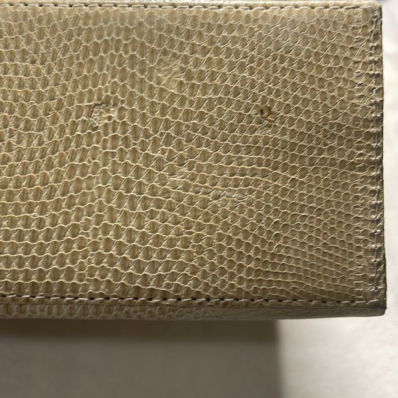 Vintage Mid-Century Genuine Snake Skin and Lacquer Bag - Picture 9 of 17